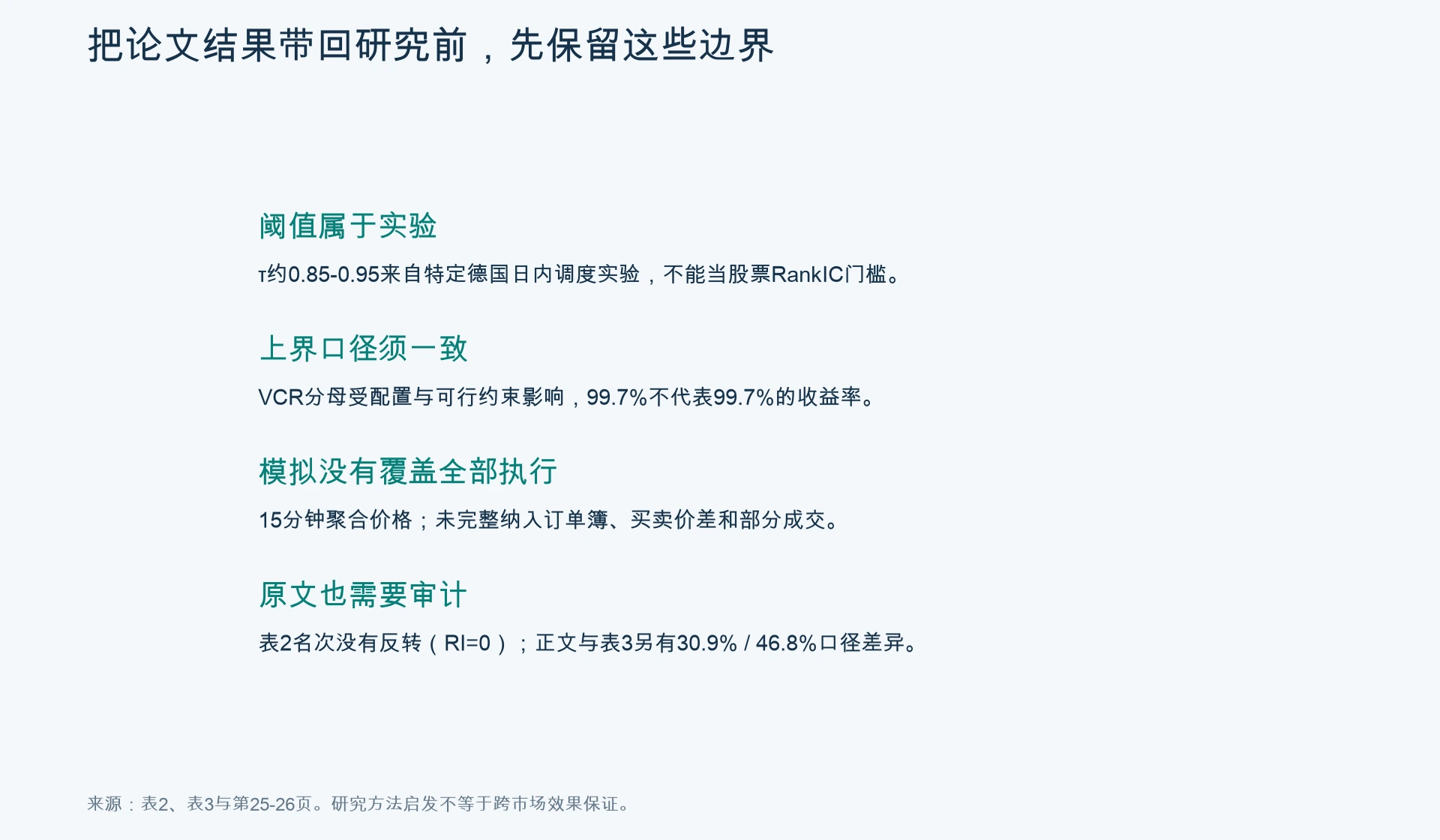 论文结论的适用范围与限制